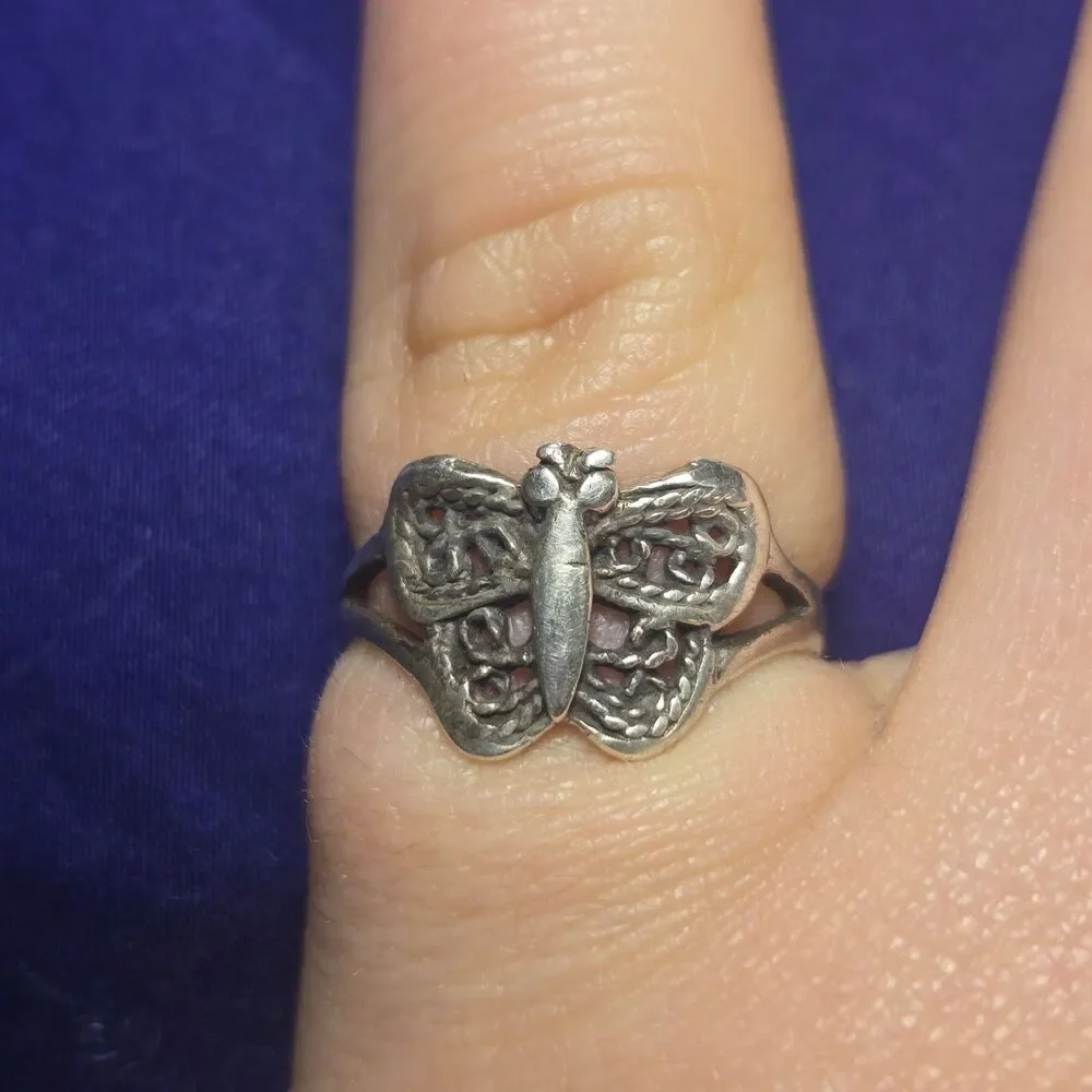 Vintage Sterling Silver 925 Ring Sz 6
